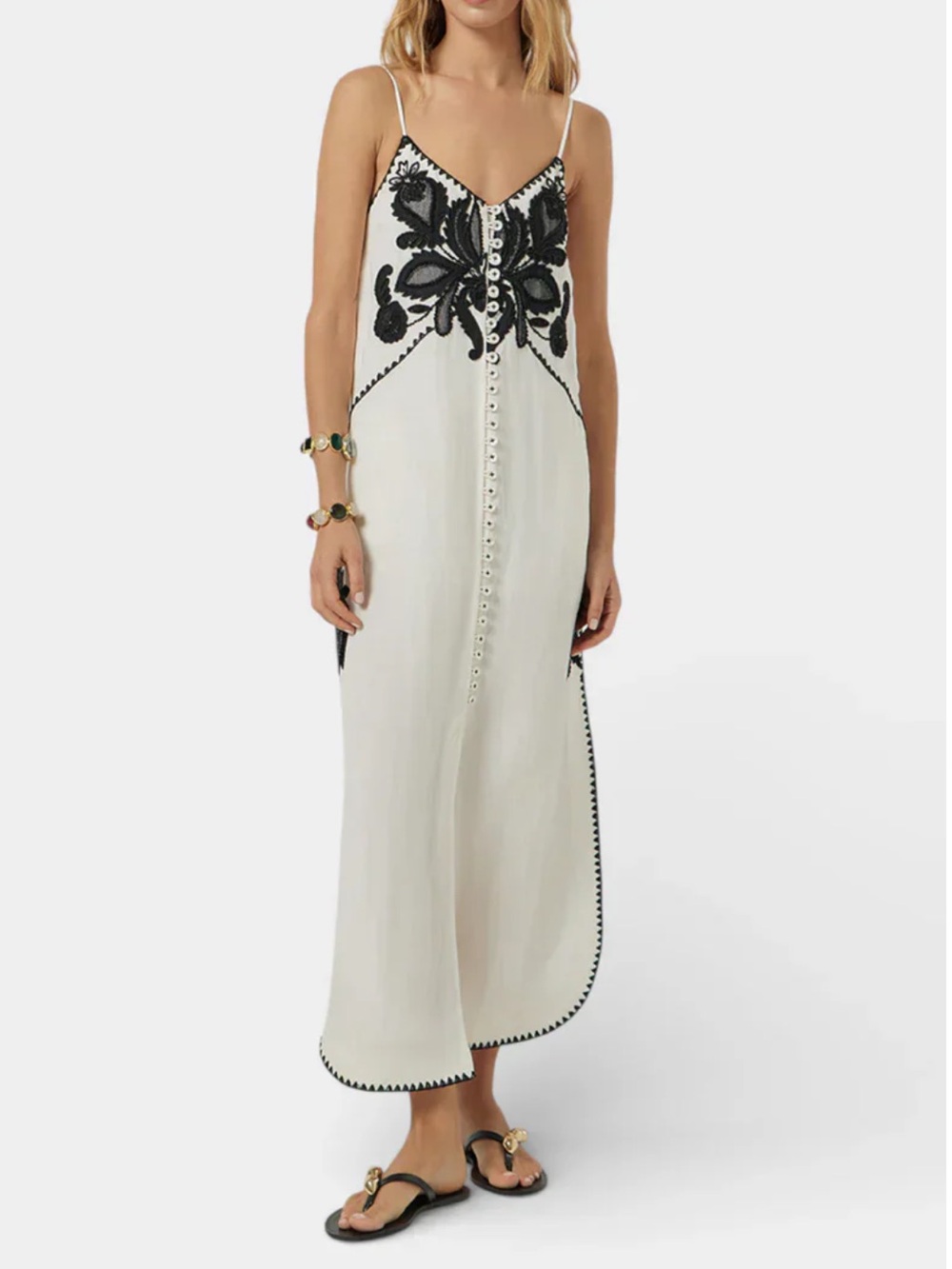 Scarlett Poppies Halayna Dress Vanilla